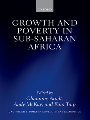 cover image of Growth and Poverty in Sub-Saharan Africa